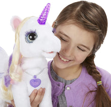 Load image into Gallery viewer, furReal StarLily, My Magical Unicorn Interactive Plush Pet Toy, Light-up Horn, Ages 4 and Up(Amazon Exclusive)