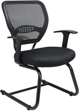 Load image into Gallery viewer, Office Star Space Collection: Air Grid Back Guest Chair with Fabric Seat and Cantilever Base