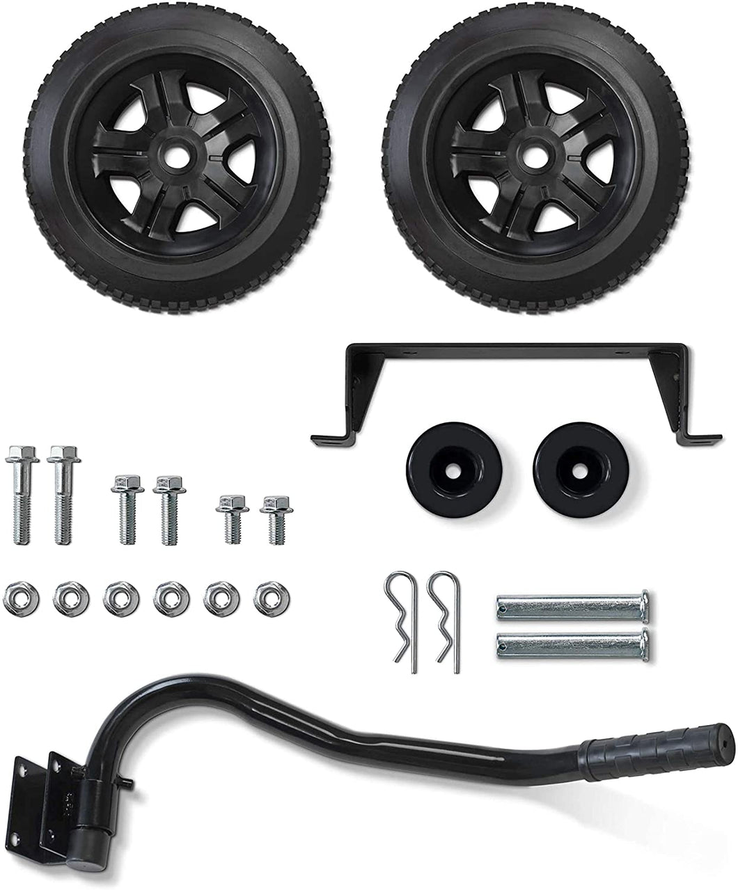 Champion Wheel Kit with Folding Handle and Never-Flat Tires for Champion 2800 to 4750-Watt Generators