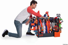 Load image into Gallery viewer, NERF Elite Blaster Rack - Storage for up to Six Blasters, Including Shelving and Drawers Accessories, Orange and Black