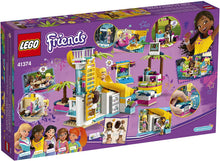 Load image into Gallery viewer, LEGO Friends Andrea's Pool Party 41374 Toy Pool Building Set with Andrea and Stephanie Mini Dolls for Pretend Play