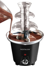 Load image into Gallery viewer, Nostalgia CFF965 3-Tier 1.5-Pound Chocolate Fondue Fountain