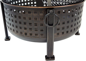 Pleasant Hearth OFW821RC Langston 12" Deep Bowl Fire Pit