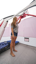 Load image into Gallery viewer, OZARK Trail Family Cabin Tent (White/Red, 6 Person)