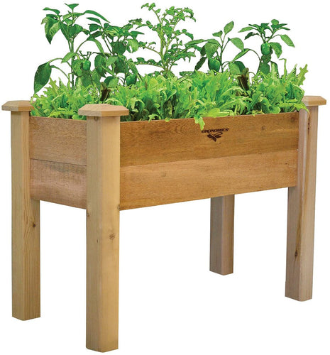Gronomics Rustic Elevated Garden Bed, 18 by 34 by 32