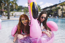 Load image into Gallery viewer, Pool Candy Giant Glitterfied Pool Inflatable, Flamingo