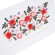 Load image into Gallery viewer, Hallmark Signature Mother&#39;s Day Card (Cut Paper Flowers Have a Wonderful Day)