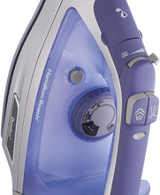 Load image into Gallery viewer, Hamilton Beach Steam Iron &amp; Vertical Steamer for Clothes with Scratch-Resistant Durathon Soleplate, 1500 Watts, Retractable Cord, 3-Way Auto Shutoff, Anti-Drip, Self-Cleaning, Blue (19803)