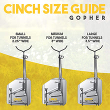 Load image into Gallery viewer, Cinch Traps-Medium Gopher Trap Kit: 3 Gopher Traps with Tunnel Marking Flags and Instructions- Made in America