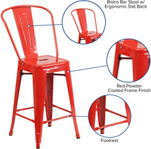 Load image into Gallery viewer, Flash Furniture Metal Counter Stool