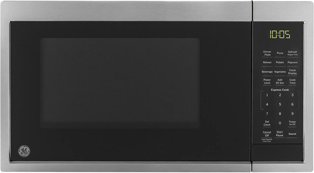 GE Appliances JES1095SMSS GE 0.9 Cu. Ft. Capacity Countertop Microwave Oven, Stainless Steel