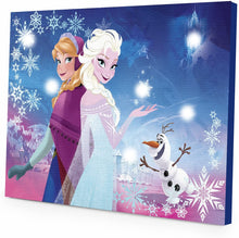 Load image into Gallery viewer, Disney Frozen Canvas LED Wall Art White 11.5 x 15.75