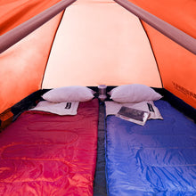 Load image into Gallery viewer, 2-Person Tent, Water Resistant Dome Tent for Camping with Removable Rain Fly and Carry Bag, Lost River 2 Person Tent by Wakeman Outdoors (Red/Gray) (75-CMP1021)