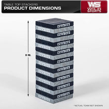 Load image into Gallery viewer, Wild Sports Tabletop Stacking Blocks Game, NCAA Football