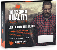 Load image into Gallery viewer, Essential Beard Grooming Kit for Men – USA Made Gift Set Soothes Irritated, Dry Skin, Reduces Acne &amp; Grows Your Beard Faster – Beard Oil, Balm Conditioner &amp; Shampoo Wash