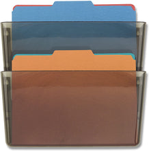 Load image into Gallery viewer, Officemate Wall Files, Letter/A4 Size, Clear, 3 Pack (21424)