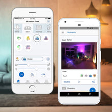 Load image into Gallery viewer, WiZ WiFi connected smart LED Hero table lamp. White color. Dimmable, 64,000 shades of white, 16 million colors. Compatible with Alexa and Google Home.
