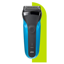 Load image into Gallery viewer, Braun Series Men&#39;s Electric Foil Shaver / Rechargeable Electric Razor, Wet &amp; Dry, Blue