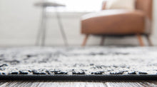 Load image into Gallery viewer, Unique Loom 3138665 Area Rug, 4&#39; x 6&#39; Rectangle, Black