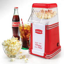Load image into Gallery viewer, Nostalgia RHP310COKE Coca-Cola 8-Cup Hot Air Popcorn Maker