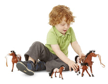 Load image into Gallery viewer, Melissa &amp; Doug Horse Family With 4 Collectible Horses