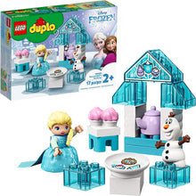 Load image into Gallery viewer, LEGO DUPLO Disney Frozen Toy Featuring Elsa and Olaf's Tea Party 10920 Disney Frozen Gift for Kids and Toddlers, New 2020 (17 Pieces)