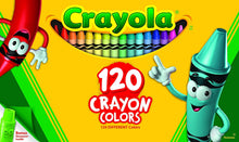 Load image into Gallery viewer, Crayola Classic Color Crayons, Tuck Box, 120 Colors (526920)