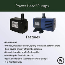 Load image into Gallery viewer, Alpine Power Head 65 GPH Pump w/ 6 Ft. Cord, 2 Inch Tall