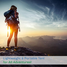 Load image into Gallery viewer, Wakeman 2-Person Tent, Dome Tents for Camping with Carry Bag Outdoors (Camping Gear for Hiking, Backpacking, and Traveling) - RED