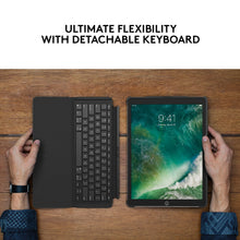 Load image into Gallery viewer, Logitech iPad Pro 12.9 inch Keyboard Case | SLIM COMBO with Detachable, Backlit, Wireless Keyboard and Smart Connector (Black)