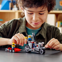 Load image into Gallery viewer, LEGO Minions Unstoppable Bike Chase (75549) Minions Toy Building Kit, with Bob, Stuart and Gru Minion Figures, Makes a Great Birthday Present for Minions Fans, New 2020 (136 Pieces)
