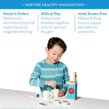 Load image into Gallery viewer, Melissa &amp; Doug 11-Piece Brew and Serve Wooden Coffee Maker Set - Play Kitchen Accessories