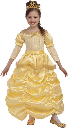 Forum Novelties Beautiful Princess Costume, Gold - 67571 Child Medium 8-10