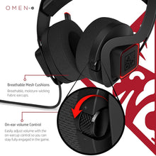 Load image into Gallery viewer, OMEN by HP Mindframe PC Gaming Headset with World's First FrostCap Active Cooling Technology (black)