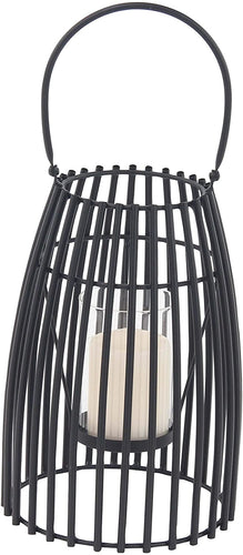 Deco 79 86925 Candle Lantern, Black