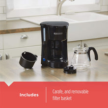 Load image into Gallery viewer, BLACK+DECKER CM0700B 5-Cup Coffee Maker, Compact Design