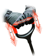 Load image into Gallery viewer, Bigfoot 21&quot; Snow Roller Pusher Snow Shovel with Two Fisted Shock Shield D-Grip 1601