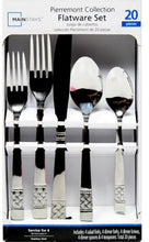 Load image into Gallery viewer, Mainstays Pierremont 20 PC Flatware Set