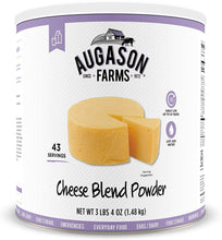 Load image into Gallery viewer, Augason Farms Cheese Blend Powder Certified Gluten Free Long Term Food Storage Everyday Meal Prep Large Can