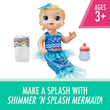 Load image into Gallery viewer, Baby Alive Shimmer ‘n Splash Mermaid (Blonde Hair)