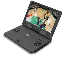 Load image into Gallery viewer, SYLVANIA Portable Blu-Ray, DVD, CD, USB, SD Multi Media Player High Resolution HD