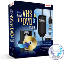 Load image into Gallery viewer, Roxio Easy VHS to DVD 3 Plus Video Converter for PC [Old Version]