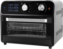 Load image into Gallery viewer, Kalorik AFO 46110 BK 22 Quart Digital Air Fryer Toaster Oven, Black