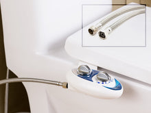 Load image into Gallery viewer, Luxe Bidet Neo 120 - Self Cleaning Nozzle - Fresh Water Non-Electric Mechanical Bidet Toilet Attachment (blue and white)