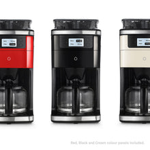 Load image into Gallery viewer, Smarter SMCOF01-US 12 Cup WiFi Coffee Maker Black/Silver