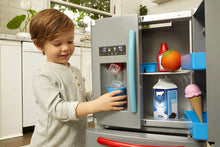 Load image into Gallery viewer, Little Tikes First Fridge Refrigerator with Ice Dispenser Pretend Play Appliance for Kids, Play Kitchen Set with Kitchen Playset Accessories Unique Toy Multi-Color
