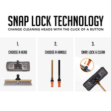 Load image into Gallery viewer, SWOPT Premium Smooth Surface Straight Broom Head – Straight Broom to Pick Up Fine Particles and Pet Hair – Interchangeable with Other SWOPT Products for More Efficient Cleaning and Storage, Head Only, Handle Sold Separately, 5120C6
