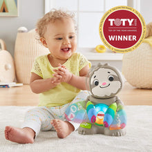 Load image into Gallery viewer, Fisher-Price Linkimals Smooth Moves Sloth, clapping baby toy with music, lights, and learning songs for babies &amp; toddlers ages 9 months &amp; up