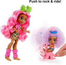 Load image into Gallery viewer, Mattel Cave Club Wild About Babysitting Playset + Fernessa &amp; Furrah Dolls, Multi