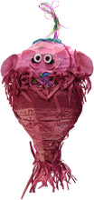 Load image into Gallery viewer, Unique Trolls 3D Pull String Pinata, 1 Ct, 18.5", Multicolor